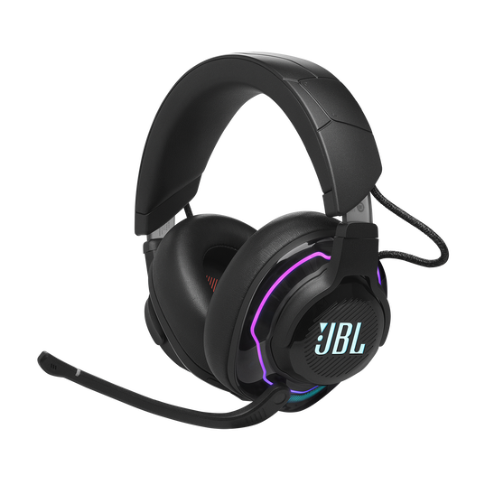 JBL Quantum 910X Wireless - Black - Wireless over-ear performance gaming headset with head  tracking-enhanced, Active Noise Cancelling and Bluetooth - Detailshot 7